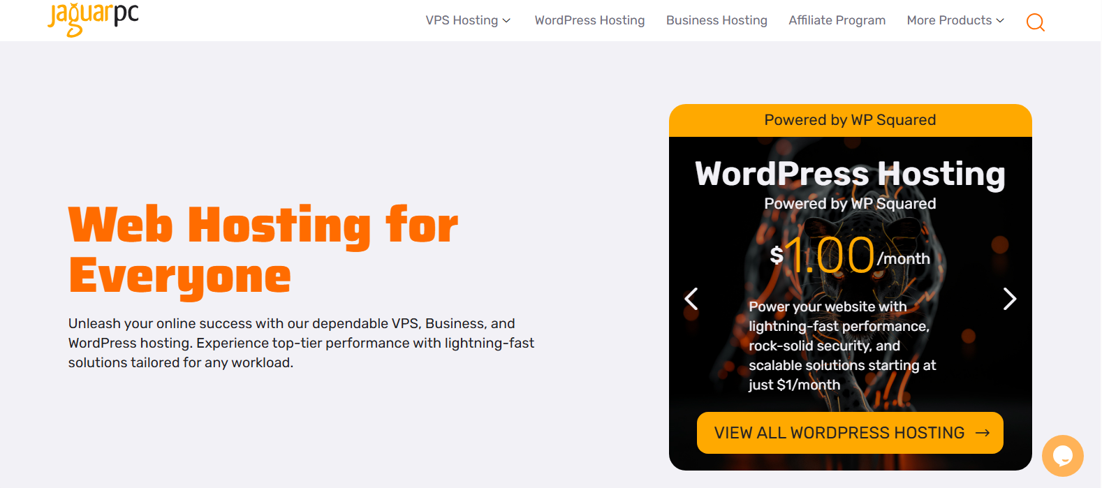 Affordable WordPress hosting